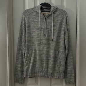 Men’s H&M Quarter Zip Sweater with Hood - Medium
